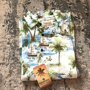 Men’s large Margaritaville tropical shirt!